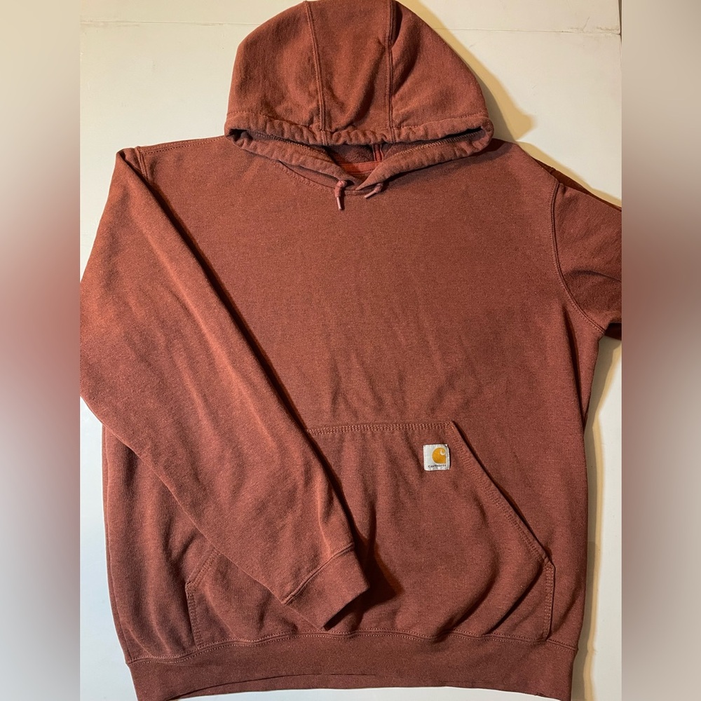 Carhartt Hoodie Men Large Auburn Original Fit  Midweight Sweatshirt Workwear